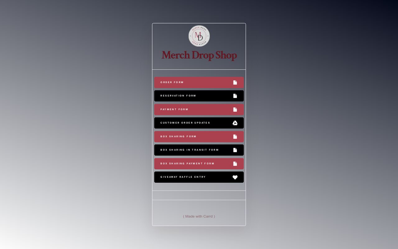 MERCH DROP